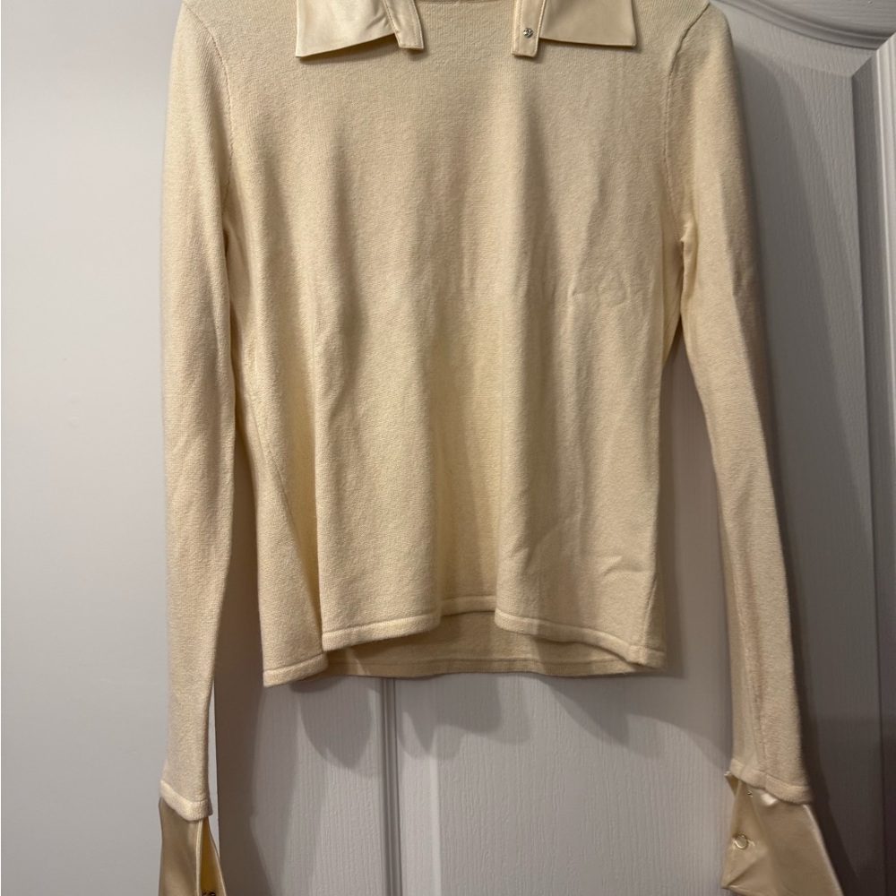 Ralph Lauren Cream Button Down Women's Shirt